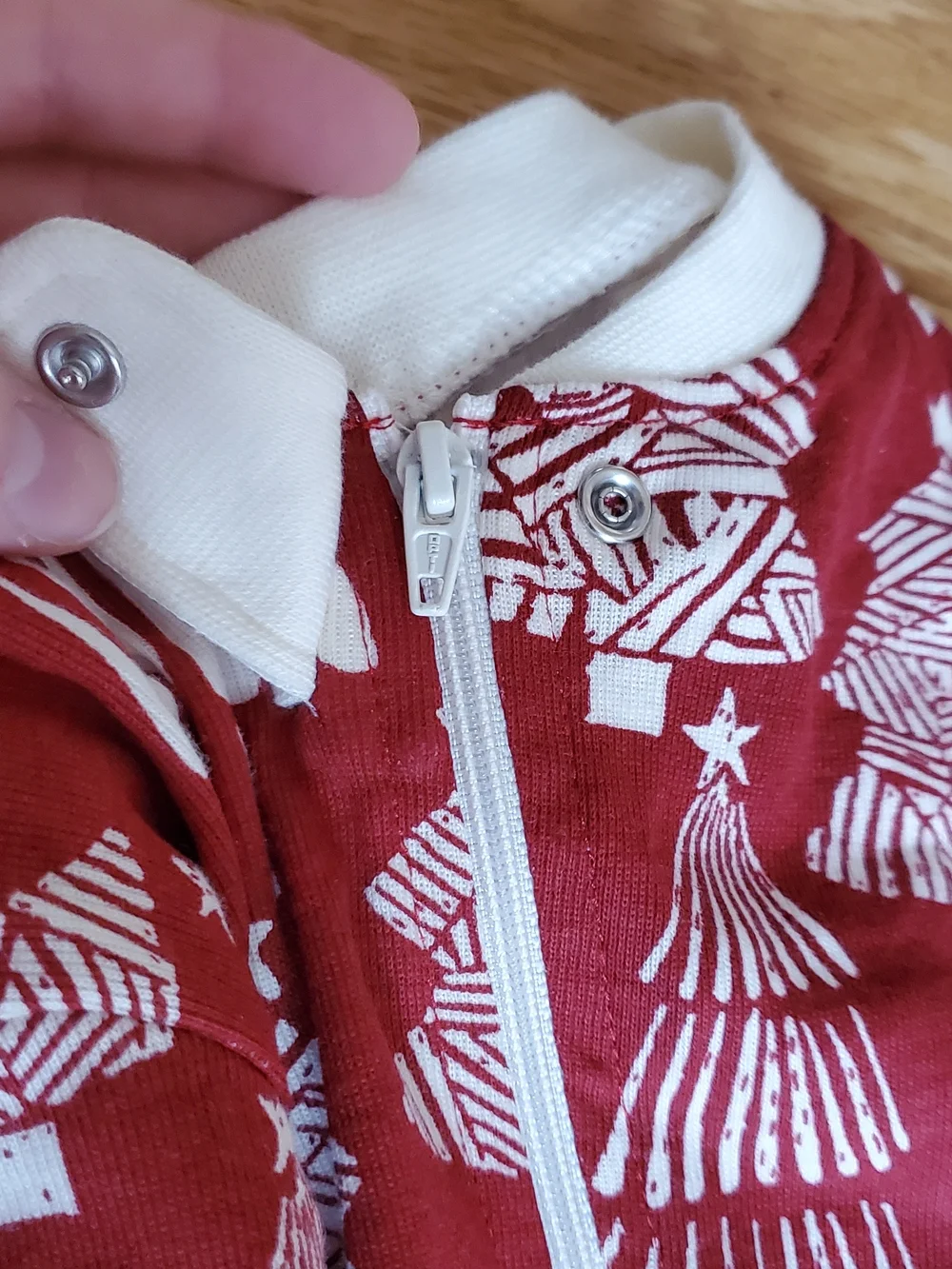 NWT Burt's Bees Baby Organic Cotton Festive Forest Christmas Pajamas 12M